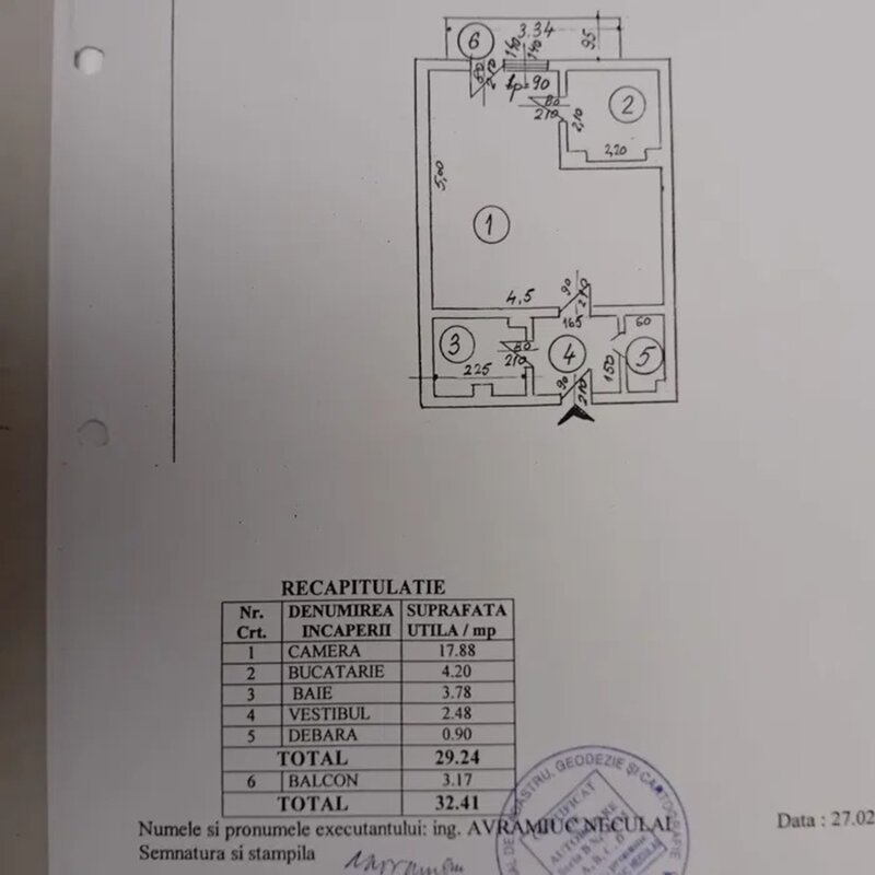 Militari, Gorjului, Moinesti, garsoniera 33 mp